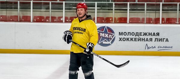 Литовский хоккеист, защитник сборной Литвы Дарюс Каспарайтис - Sputnik Литва