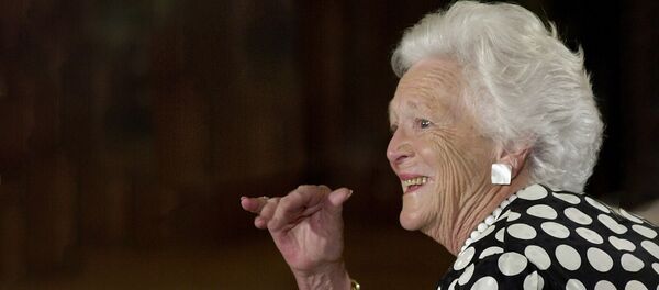 Супруга экс-президента США Барбара Буш - Sputnik Литва