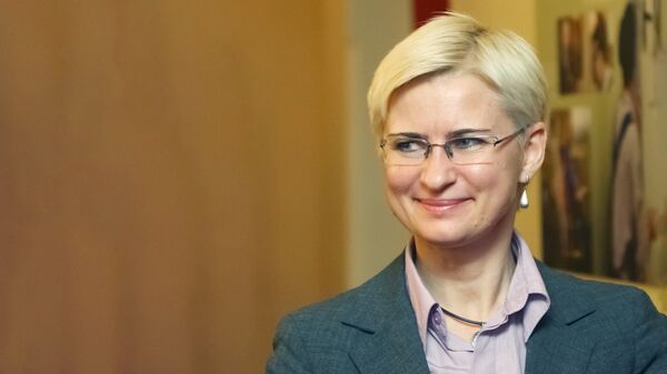 Лидер политической партии Путь мужества Неринга Венцкене - Sputnik Литва