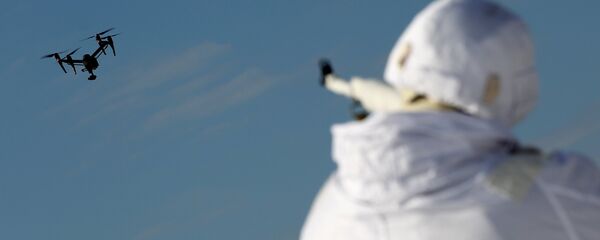 Военнослужащий во время учений по борьбе с воздушными целями - Sputnik Lietuva