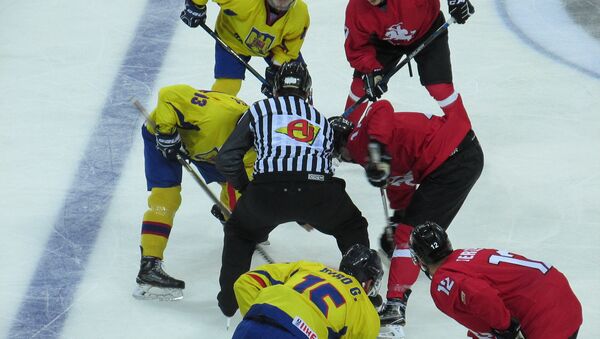 Хоккейный матч Литва – Румыния, 23 апреля 2018 года - Sputnik Литва