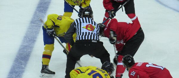 Хоккейный матч Литва – Румыния, 23 апреля 2018 года - Sputnik Литва
