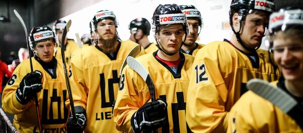 Хоккейная сборная Литвы, 25 апреля 2018 года Хоккейная сборная Литвы, 25 апреля 2018 года - Sputnik Литва