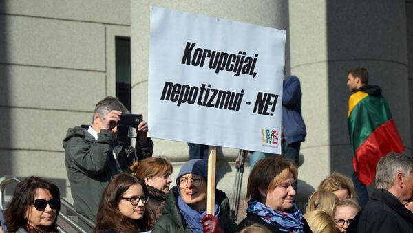 Митинг медиков в Вильнюсе, 26 апреля 2018 года, архивное фото - Sputnik Литва