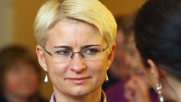Бывший депутат Сейма Литвы, экс-судья Неринга Венцкене, 8 октября 2012 года - Sputnik Литва