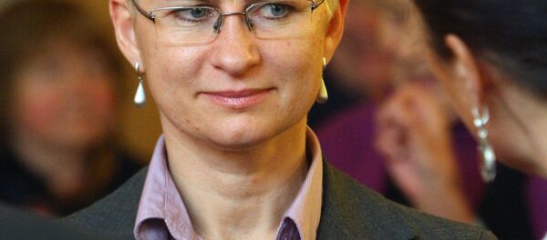 Бывший депутат Сейма Литвы, экс-судья Неринга Венцкене, 8 октября 2012 года - Sputnik Литва