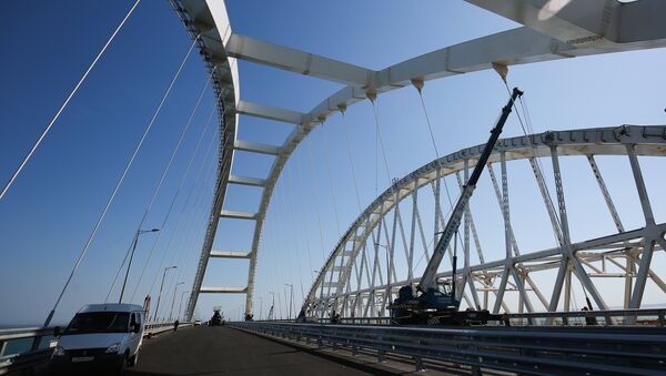 Строительство Крымского моста - Sputnik Lietuva