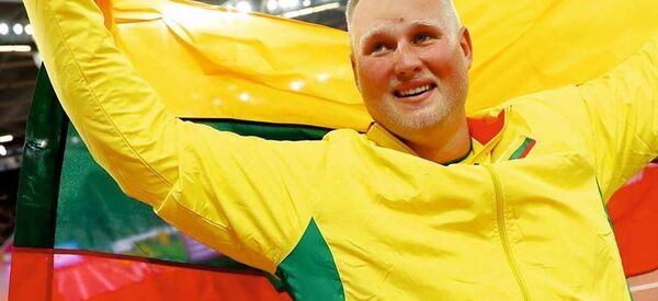 Литовский легкоатлет Андриус Гуджиус - Sputnik Литва