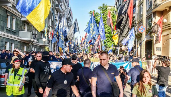 Марш националистов в Одессе, архивное фото - Sputnik Литва