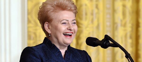 Президент Литвы Даля Грибаускайте - Sputnik Литва