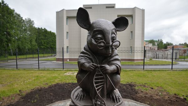 Памятник лабораторной мыши открыли в Новосибирске - Sputnik Литва