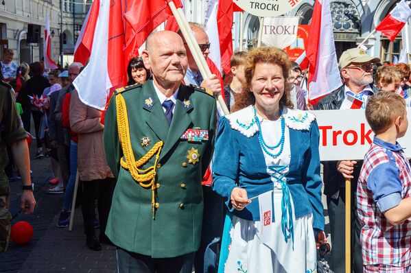 Шествие поляков в Вильнюсе - Sputnik Литва