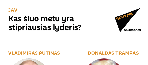 Kas šiuo metu yra stipriausias lyderis? - Sputnik Lietuva