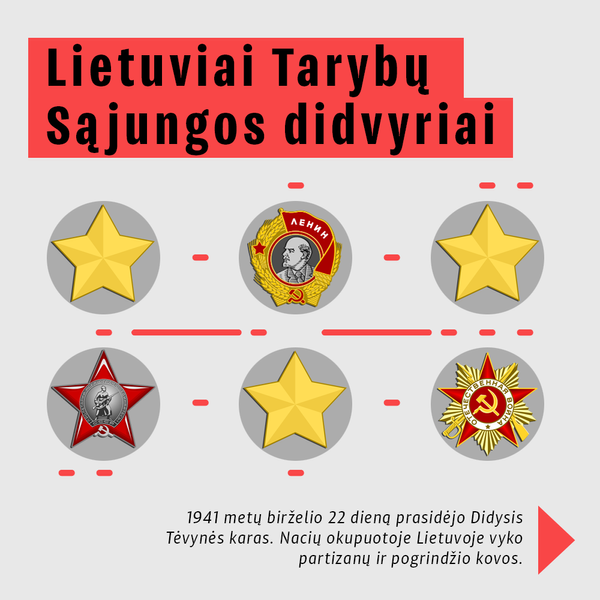 Lietuviai Tarybų Sąjungos didvyriai - Sputnik Lietuva