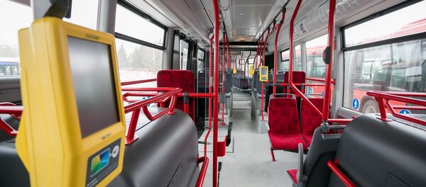 Городской автобус в Вильнюсе Городской автобус в Вильнюсе - Sputnik Lietuva