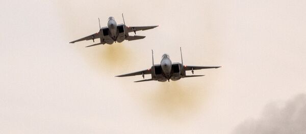 Истребители F-15 ВВС Израиля, архивное фото - Sputnik Литва