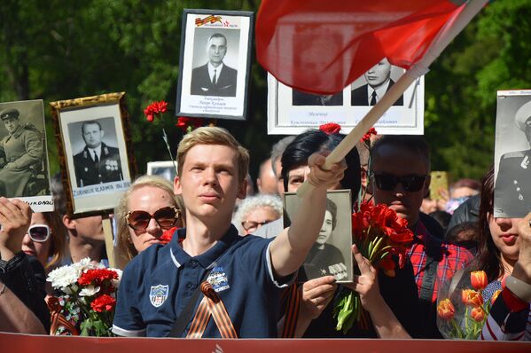 В День Победы в Литве прошло шествие Бессмертный полк - Sputnik Литва