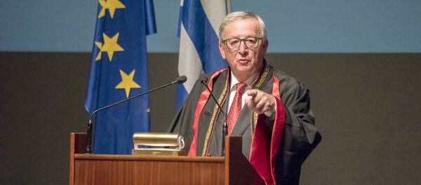 Europos Komisijos pirmininkas Žanas Klodas Junkeris Europos Komisijos pirmininkas Žanas Klodas Junkeris - Sputnik Lietuva