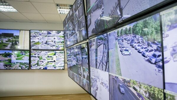 Пункт наблюдения в Главном полицейском комиссариате в Вильнюсе - Sputnik Литва