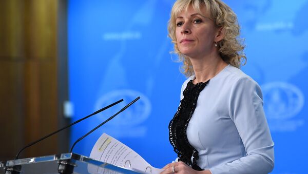 Rusijos užsienio reikalų ministerijos oficiali atstovė Marija Zacharova - Sputnik Lietuva