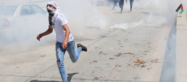Протесты в Палестине против переноса посольства США в Иерусалим - Sputnik Литва