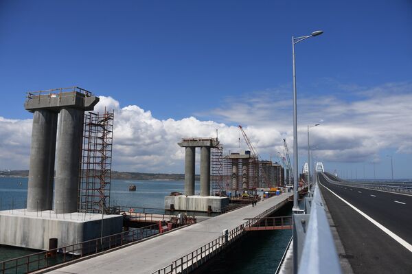 Открытие автомобильной части Крымского моста - Sputnik Литва