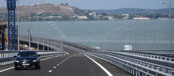 Открытие автомобильной части Крымского моста - Sputnik Литва