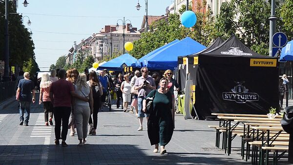 День Европы в центре Вильнюса: как прошла праздничная ярмарка в Литве - Sputnik Литва