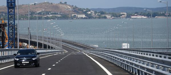 Открытие автомобильной части Крымского моста - Sputnik Lietuva