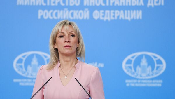 Oficiali Rusijos užsienio reikalų ministerijos oficiali atstovė Marija Zacharova - Sputnik Lietuva
