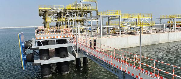 Строительство терминала СПГ в Калининграде, архивное фото - Sputnik Литва