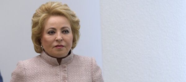 Председатель Совета Федерации РФ Валентина Матвиенко Председатель Совета Федерации РФ Валентина Матвиенко - Sputnik Литва