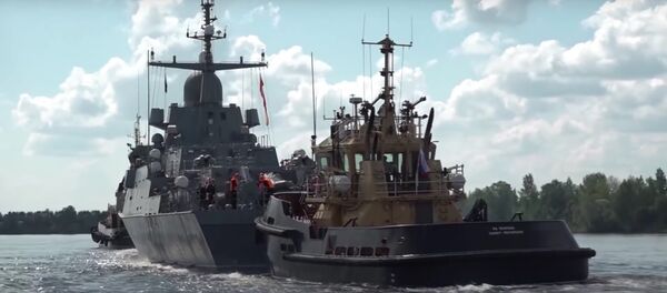 Минобороны РФ показало испытания ракетного корабля Ураган - Sputnik Литва