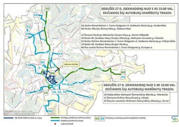Autobusų maršrutų trasų keitimas WE RUN Vilnius metu Autobusų maršrutų trasų keitimas WE RUN Vilnius metu - Sputnik Lietuva