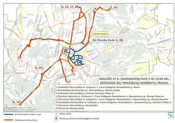 Troleibusų maršrutų trasų keitimas WE RUN Vilnius metu Troleibusų maršrutų trasų keitimas WE RUN Vilnius metu - Sputnik Lietuva