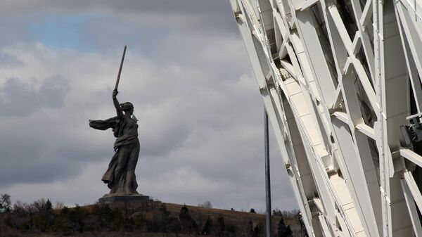 Motinos Tėvynės statula Ukrainoje  - Sputnik Lietuva