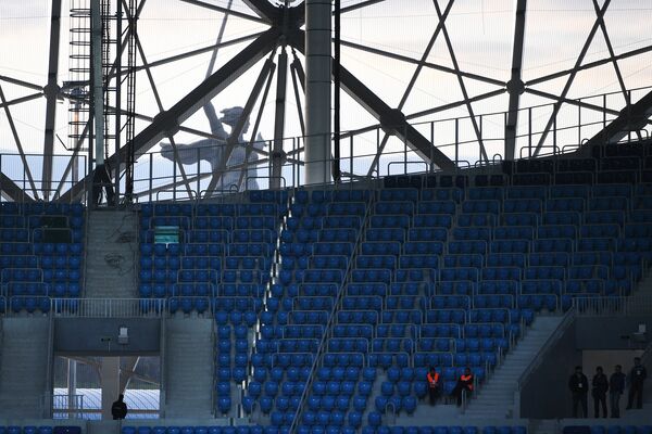 Трибуны на стадионе Волгоград Арена - Sputnik Литва