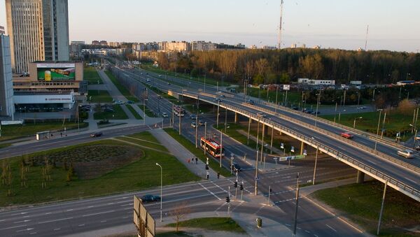 Виадук между проспектом Лайсвес и улицей Теодоро Нарбуто в Вильнюсе - Sputnik Lietuva