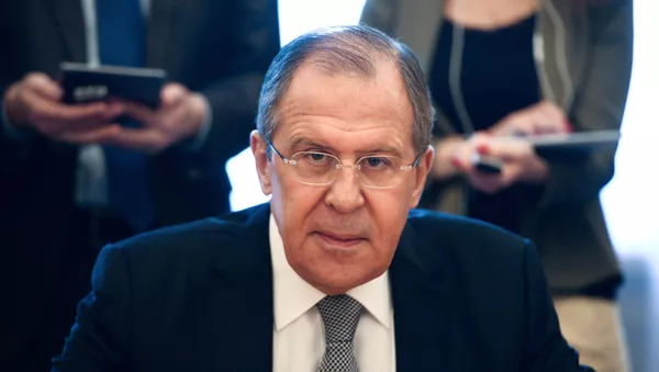 Встреча С.Лаврова с делегацией Всемирной федерации торговых палат - Sputnik Lietuva