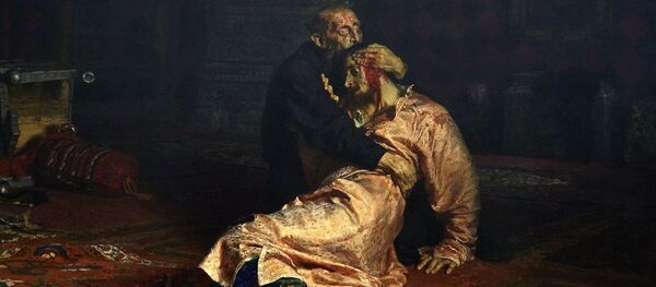 Ivanas Rūstusis nužudo savo sūnų Ivanas Rūstusis nužudo savo sūnų - Sputnik Lietuva