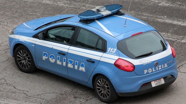 Italijos policijos mašina - Sputnik Lietuva