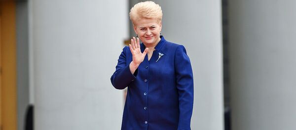 Президент Литвы Даля Грибаускайте Президент Литвы Даля Грибаускайте - Sputnik Литва