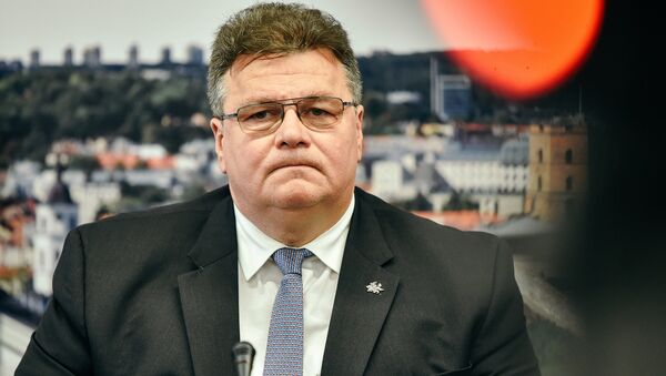 Министр иностранных дел Литвы Линас Линкявичус - Sputnik Литва