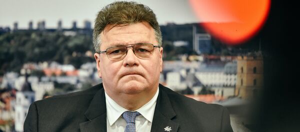 Министр иностранных дел Литвы Линас Линкявичус Министр иностранных дел Литвы Линас Линкявичус - Sputnik Литва