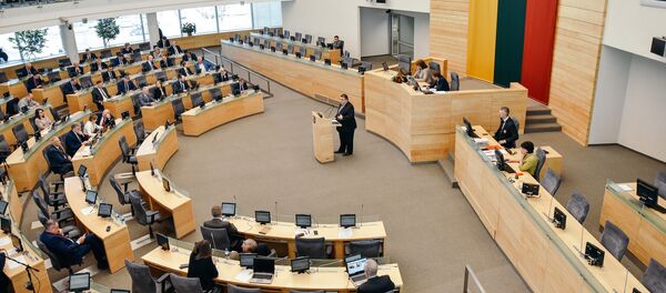 Заседание Сейма, архивное фото - Sputnik Литва