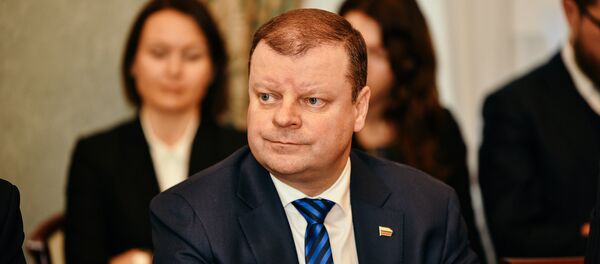 Премьер-министр Саулюс Сквернялис Премьер-министр Саулюс Сквернялис - Sputnik Литва
