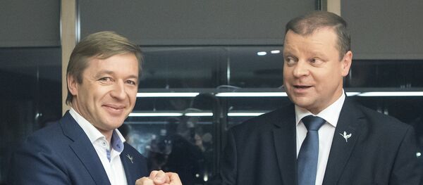 Рамунас Карбаускис и Саулюс Сквернялис  - Sputnik Литва