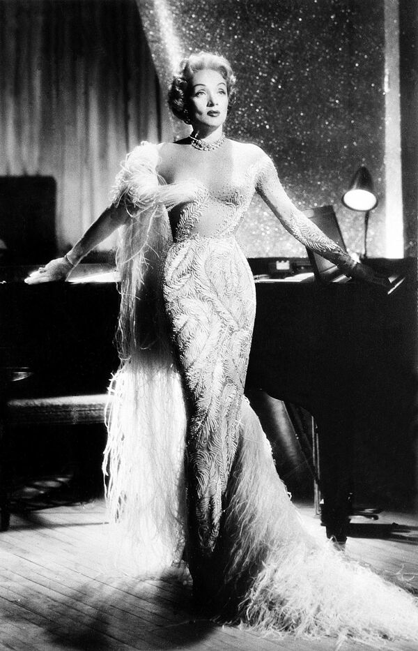 Актриса Марлен Дитрих в Лас-Вегасе, 1955 - Sputnik Литва