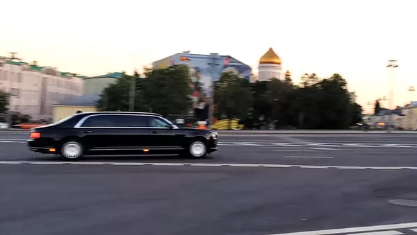 Выезд В.В.Путина из Кремля. Кортеж РОССИЙСКОГО ПРЕЗИДЕНТА