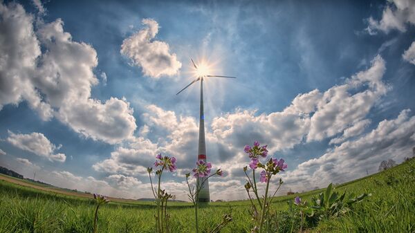 Ветряная электростанция, архивное фото - Sputnik Литва